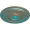 Ekena Millwork Traditional Ceiling Medallion (Fits Canopies up to 8 1/4"), 31 1/2"OD x 2 1/2"P, Copper Green Patina CM31TRCGS - alternate 2